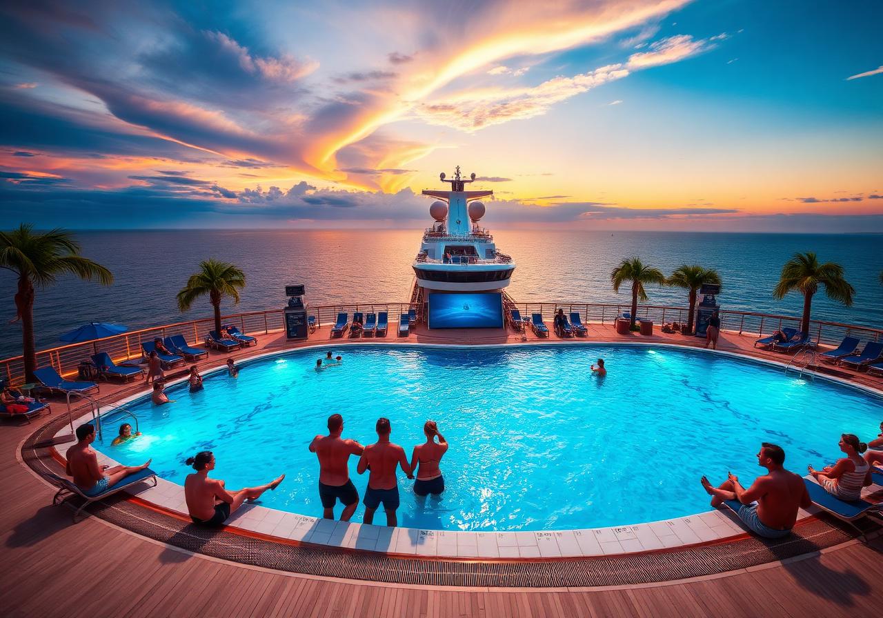 Piscina do navio
